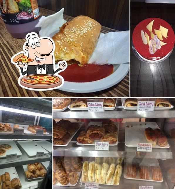 Get pizza at Vishal Bakery