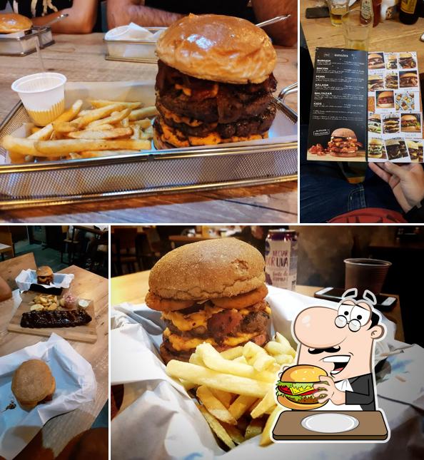 Peça um hambúrguer no Baltazar Burger