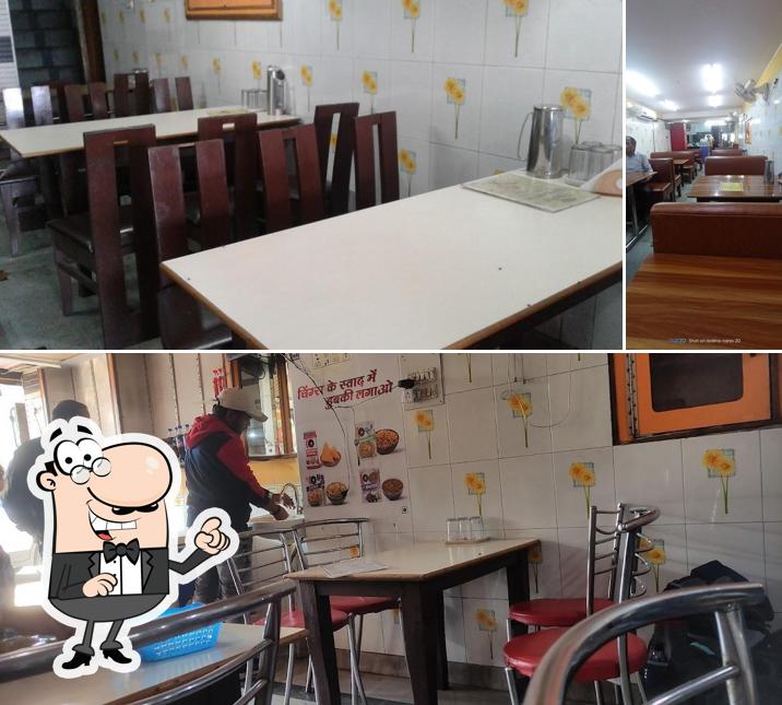 The interior of Bharat Restaurant