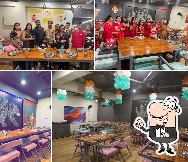 The interior of Dal Bati Surma (Rooftop Restaurant)