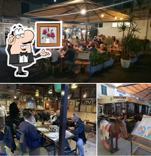 Gli interni di Downtown Grill Split steak & seafood
