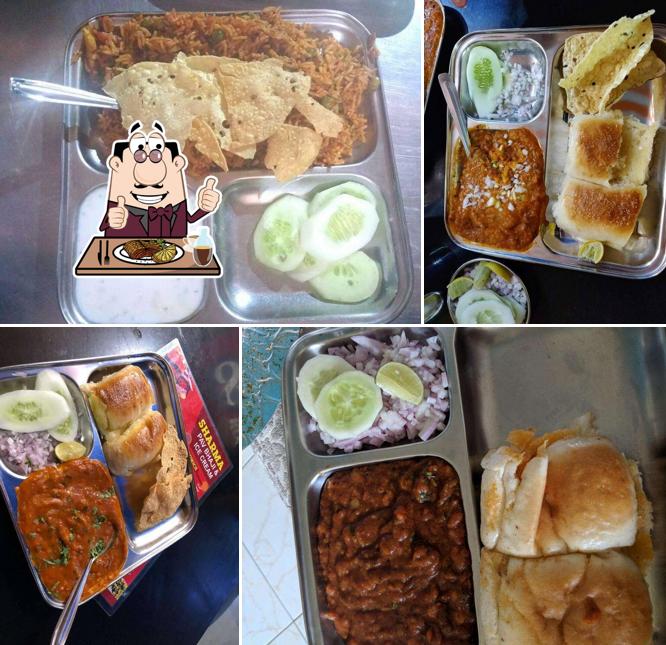 Order meat meals at Sharma Ice Cream & Pav Bhaji