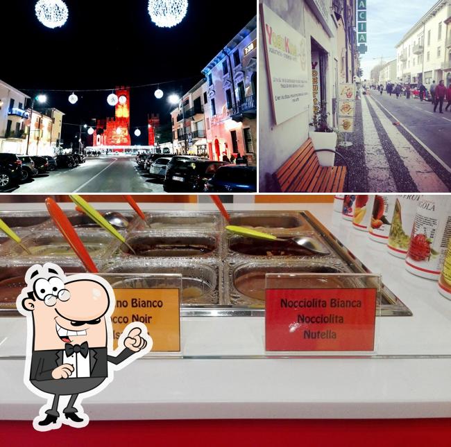 Tra le varie cose da YoguKing si possono trovare la esterno e cibo