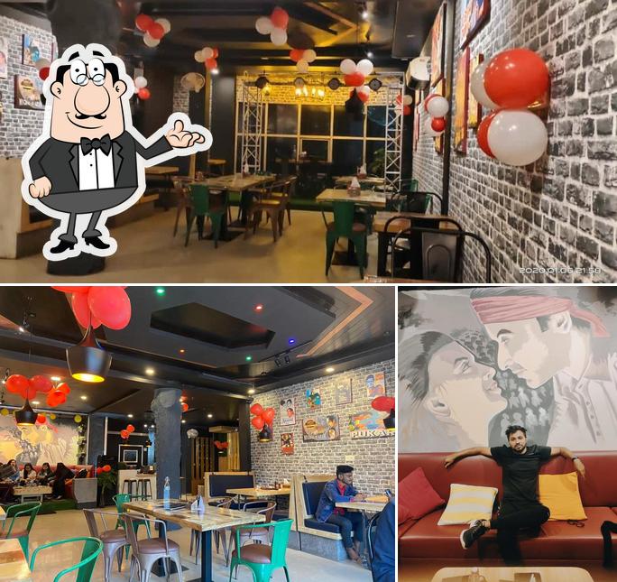 The interior of Cafe Tamasha