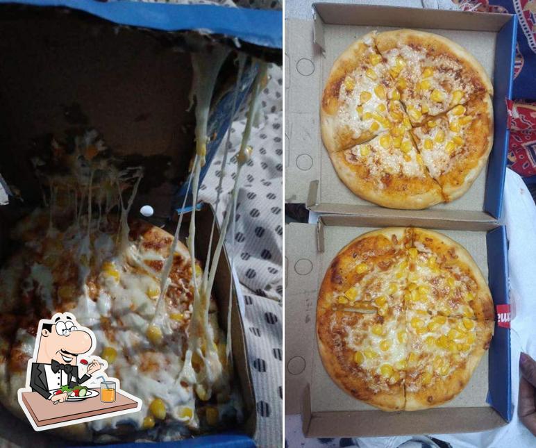 Food at Crazy About Pizzaa