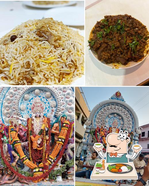 Food at Deepak Hotel