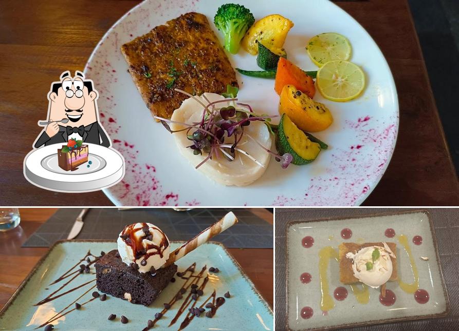 Chocolate cake at Café Mer Brise