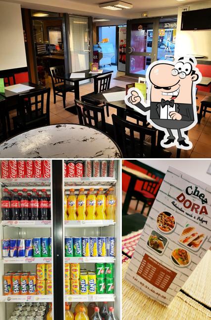 L'intérieur de Chez Dora
