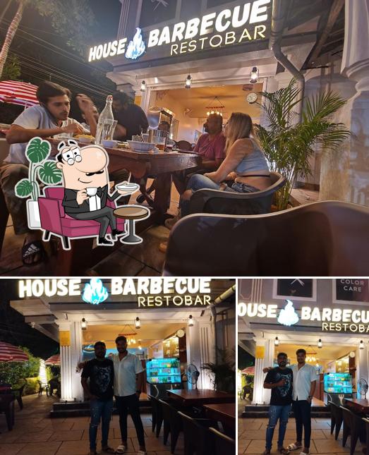 The interior of House of Barbecue