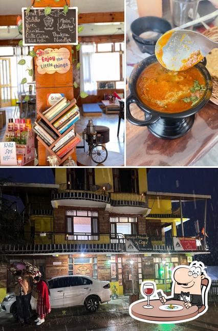 The picture of food and exterior at Jibhi HighnessCafé