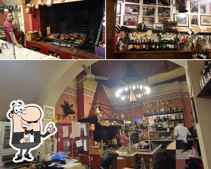 Dai un'occhiata agli interni di Trattoria La Vigna