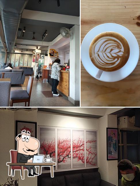 The restaurant's interior and beverage