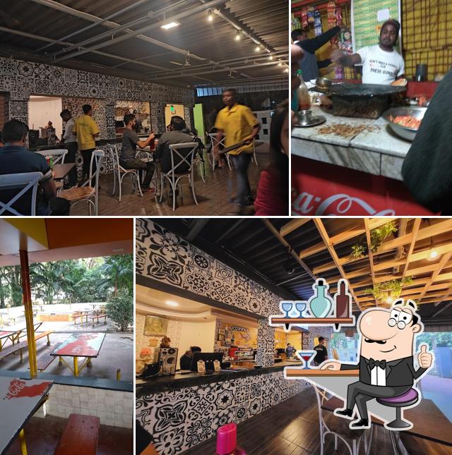 The interior of Vegies restaurant