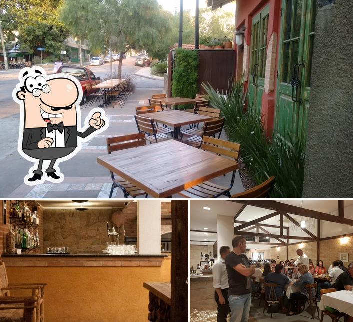 Veja imagens do interior do meime pizzaria