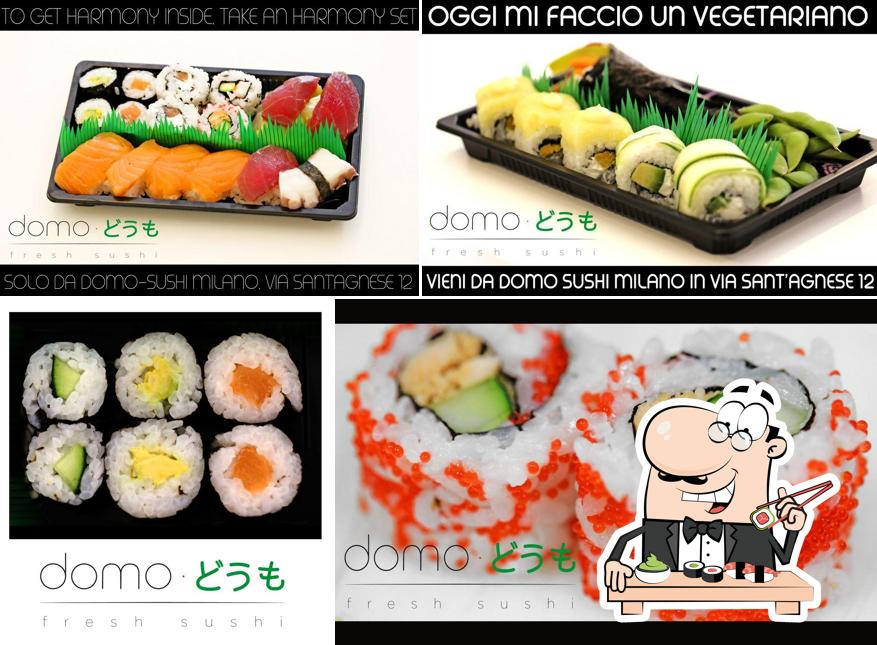 Prova le varie opzioni di sushi