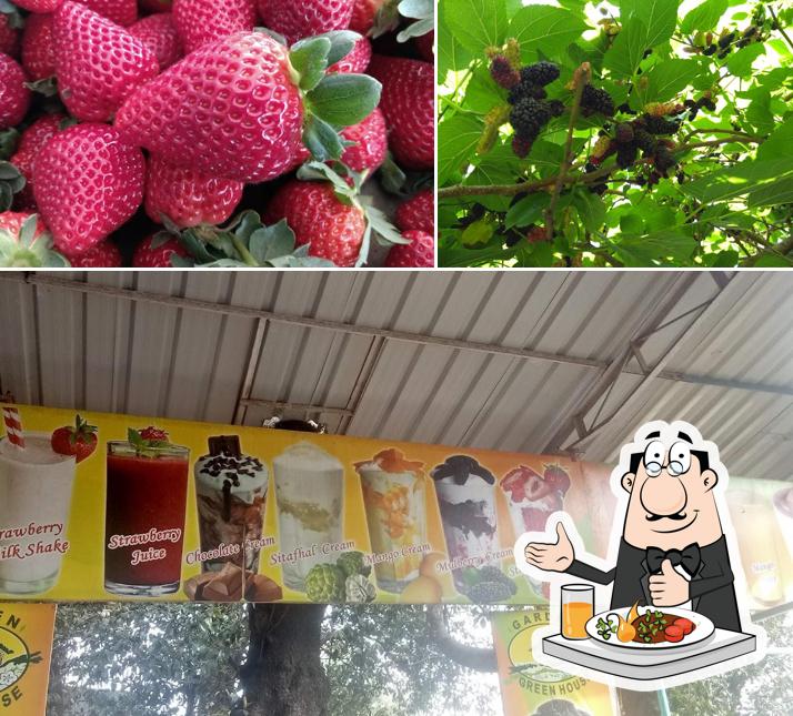 Food at Garden Green House Strawberry Farm & Restaurant