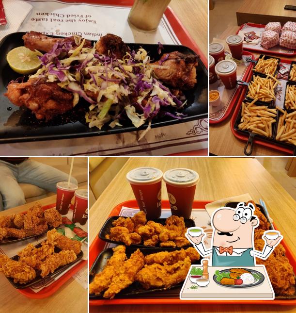 Food at Indian Chicken Express