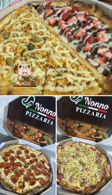 Peça diversos estilos de pizza