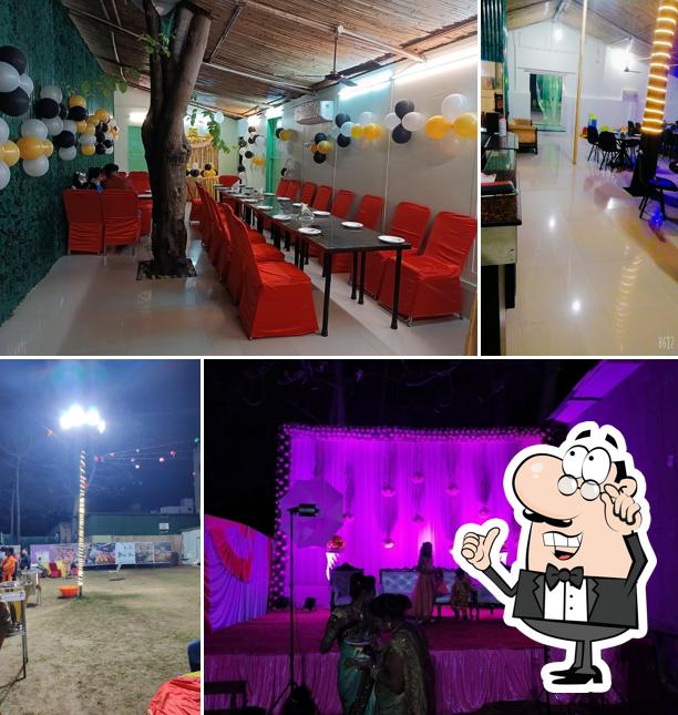 Check out how Parag milk parlour & Restaurant party lown looks inside
