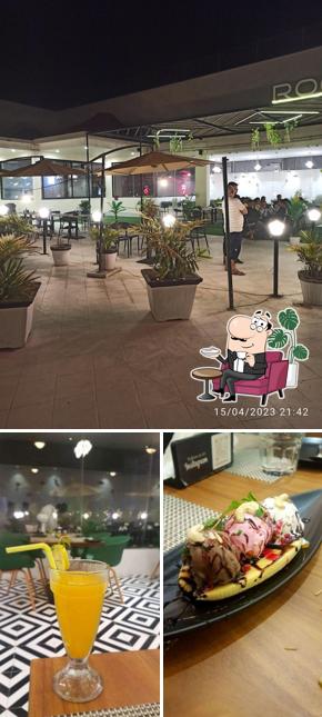 The interior of ROOF GARDEN RESTAURANT