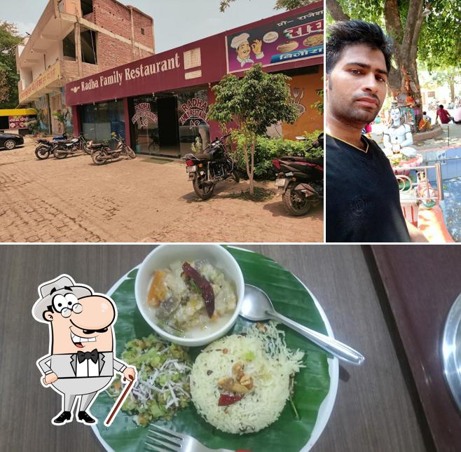Radha Family Restaurant Azamgarh is distinguished by exterior and dessert