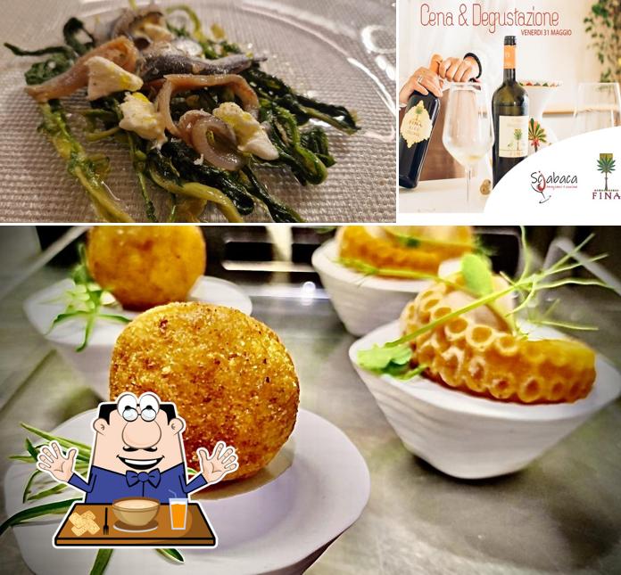 La cibo e vino del ristorante