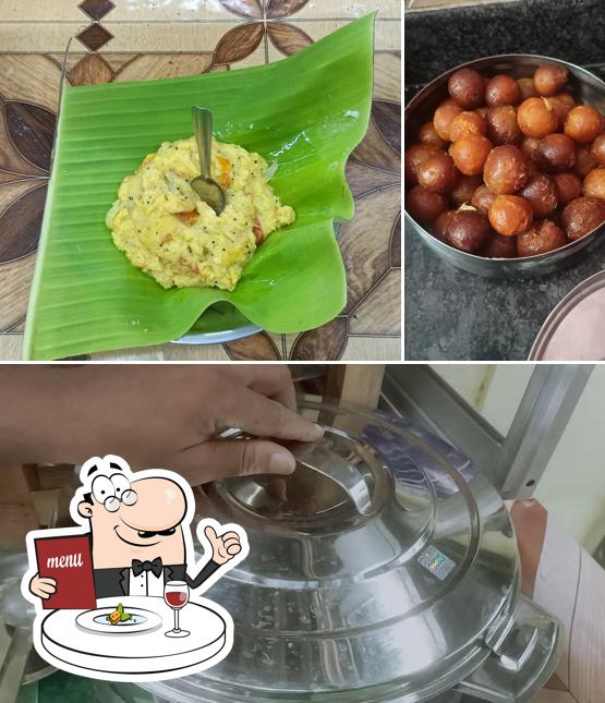 Food at Swamy's hot foods (pure veg). J.Suguna Ram