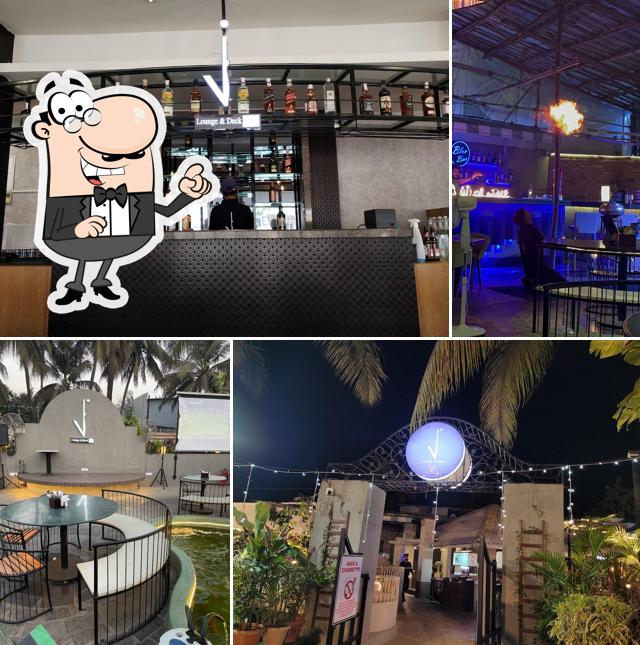 The exterior of V Lounge & Deck by Touch of Class