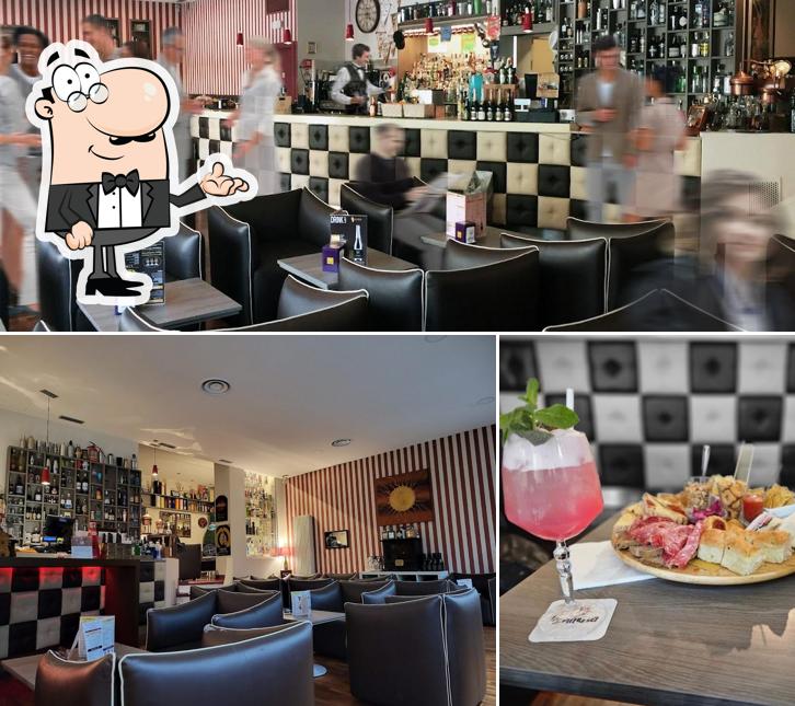 Gli interni di Shaker Club Cafè