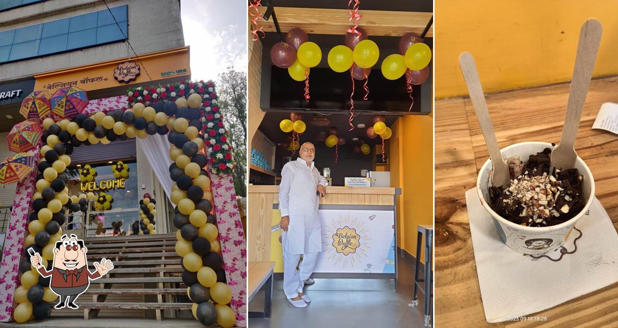 Food at The Belgian Waffle Co