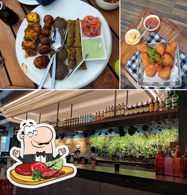 Meat meals are available at Woodpecker