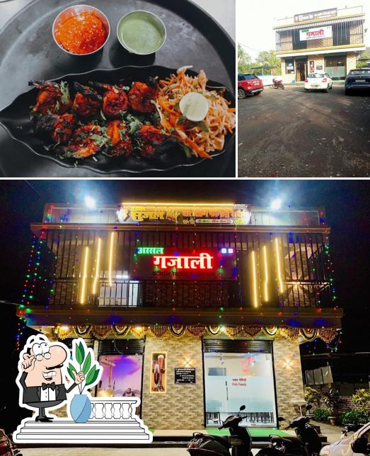 Among various things one can find exterior and food at Assal Gajali Family Restaurant and Bar