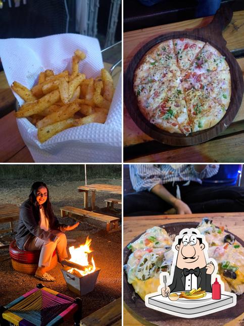Order French fries at 90s cafe Bharuch