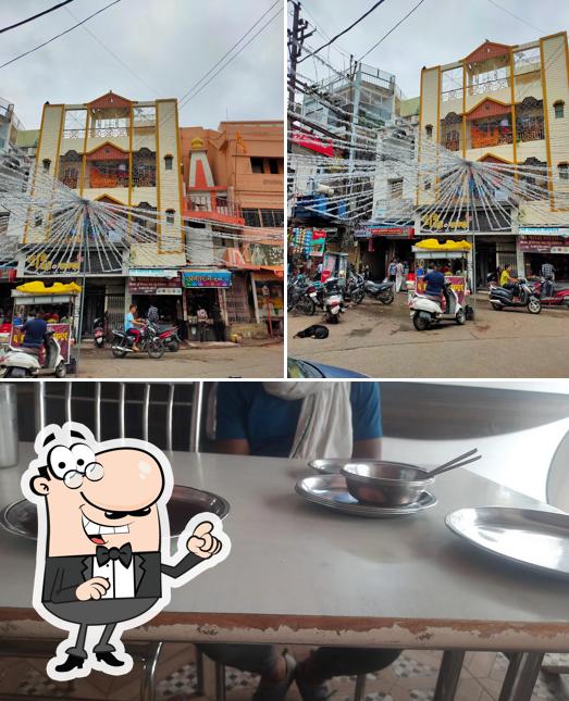 This is the image depicting exterior and interior at Digamber Restaurant