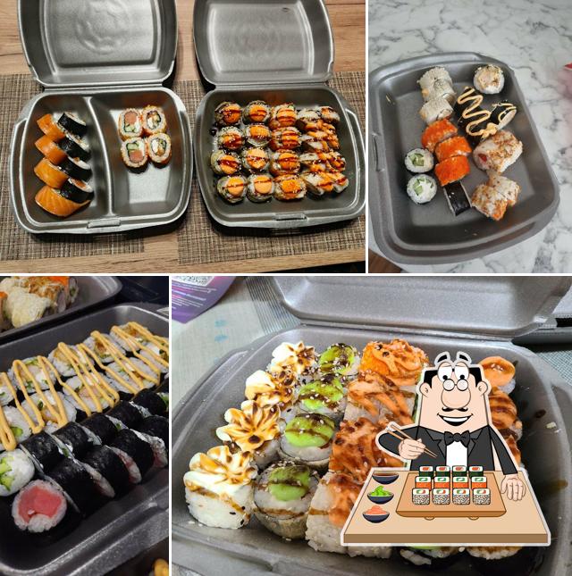 Commandez différentes options de sushi