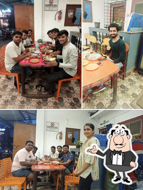 Take a seat at one of the tables at Goan Fish Thali