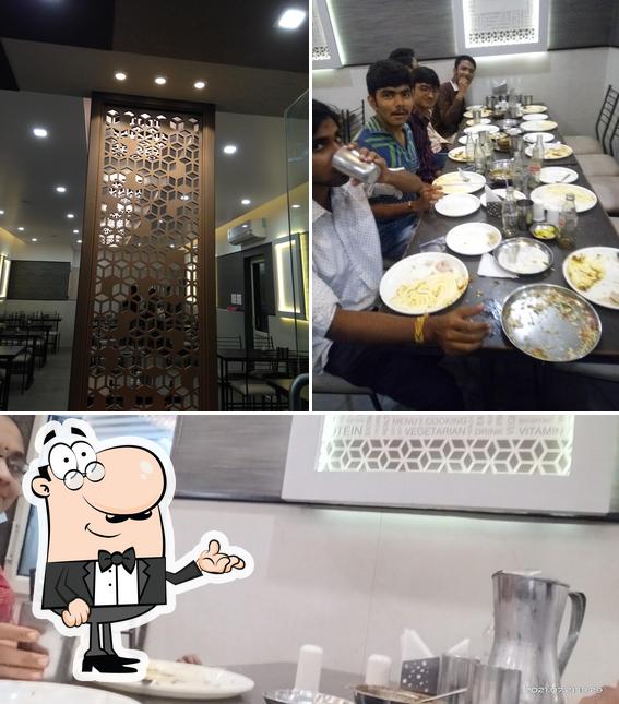 The interior of Radhika Restaurant