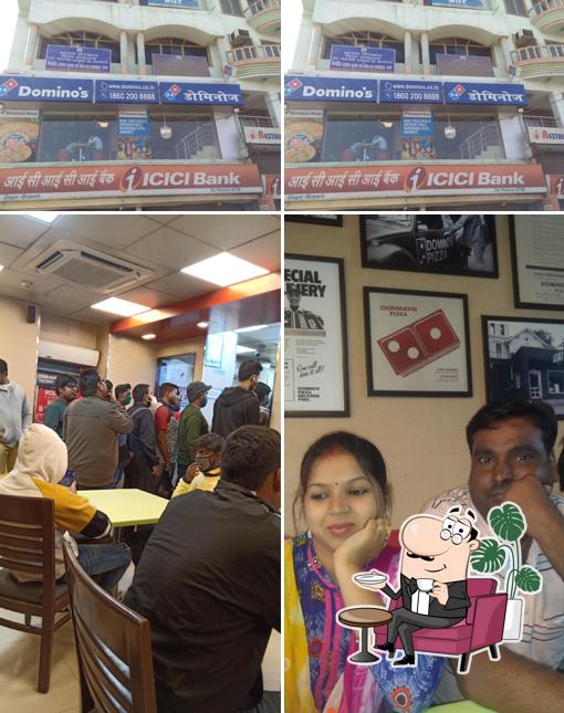 The interior of Domino's Pizza Kashinath More, Gaya