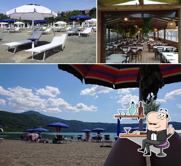 Gli interni di LA CAPANNINA BEACH