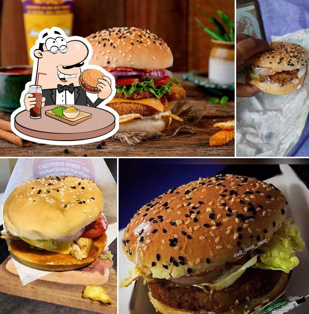 Hamburger at The Burger Club