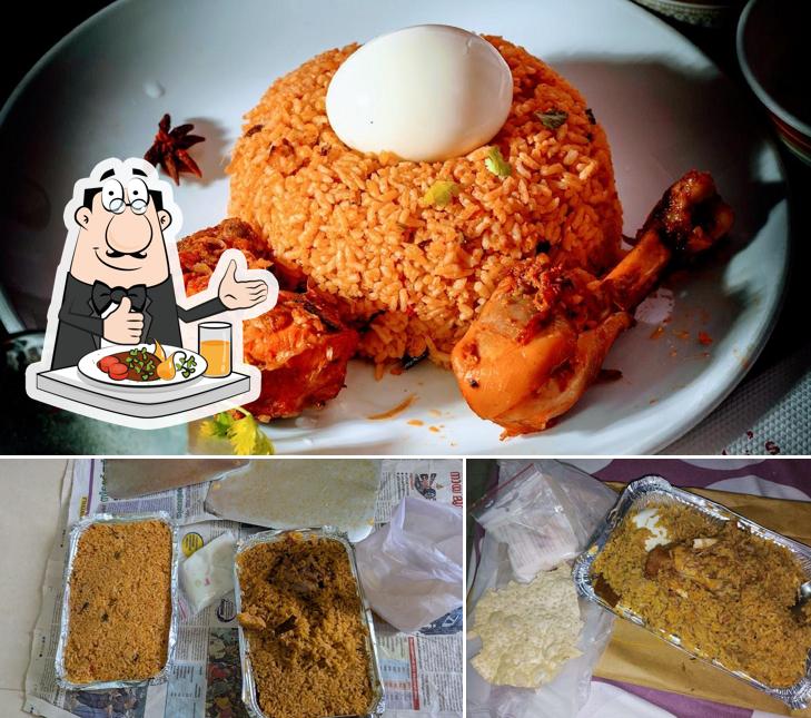 Food at Ummachi's Biriyani