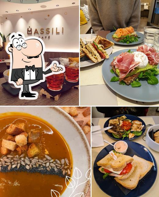 Gli interni di Massili Cafè
