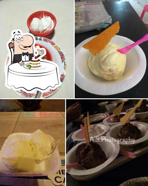 Bilal Ice Cream serves a selection of desserts