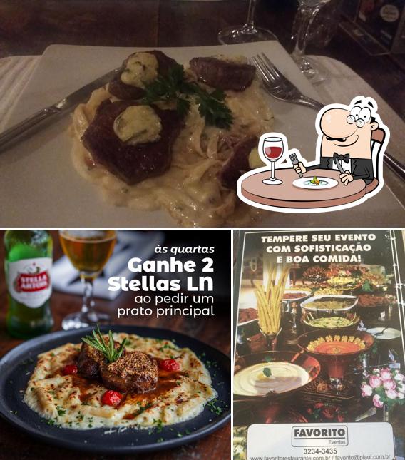 Platos en Favorito Grill Contemporâneo