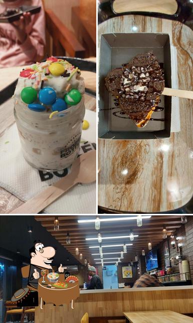 Take a look at the image displaying food and interior at Frozen Bottle - Milkshakes, Desserts, and Ice Cream