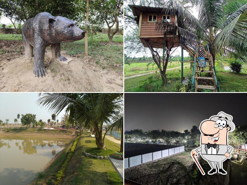 You can get some fresh air at the outside area of Juthi Kunjo Park