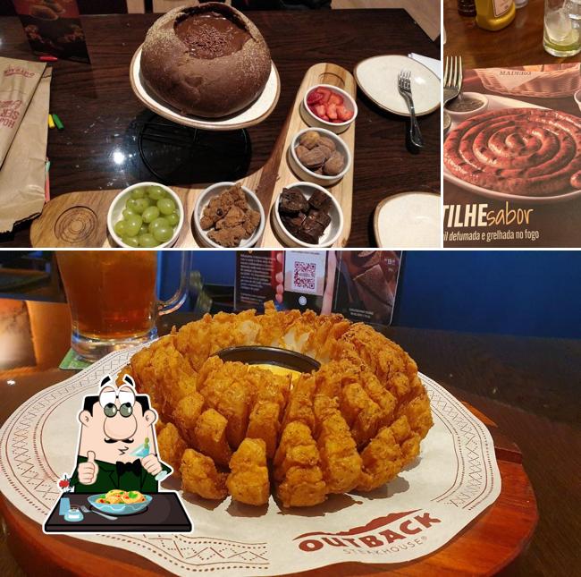 Comida em Outback Praia de Belas
