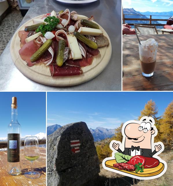 Carpaccio di manzo al Cabane Balavaux