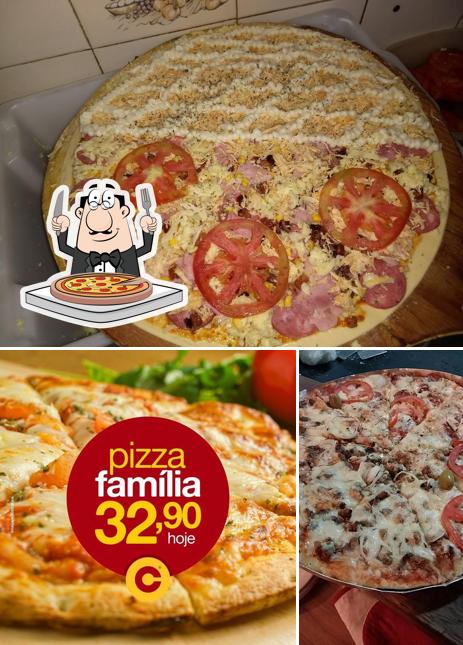 Escolha pizza no Coliseu Sushi Bar
