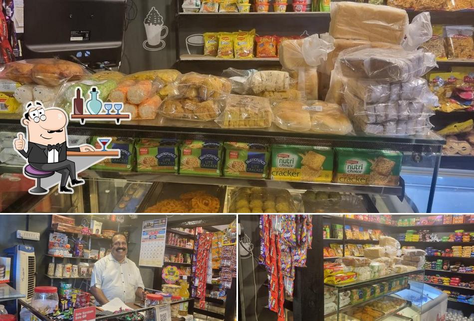 The interior of Friends and food court